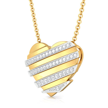 Cupid Streak Diamond Pendants