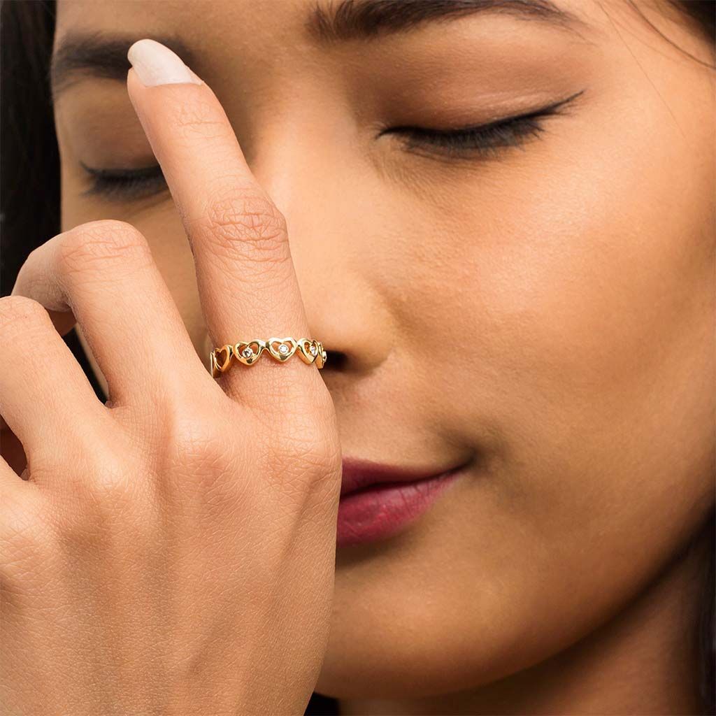 Skips a Beat Diamond Rings