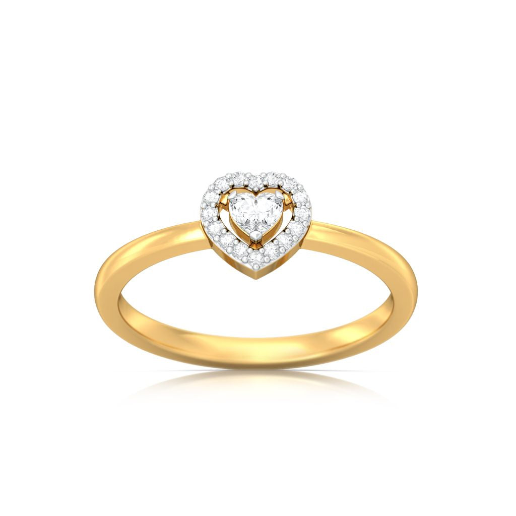 Ace of Hearts Diamond Rings