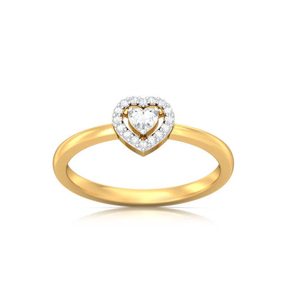 Ace of Hearts Diamond Rings