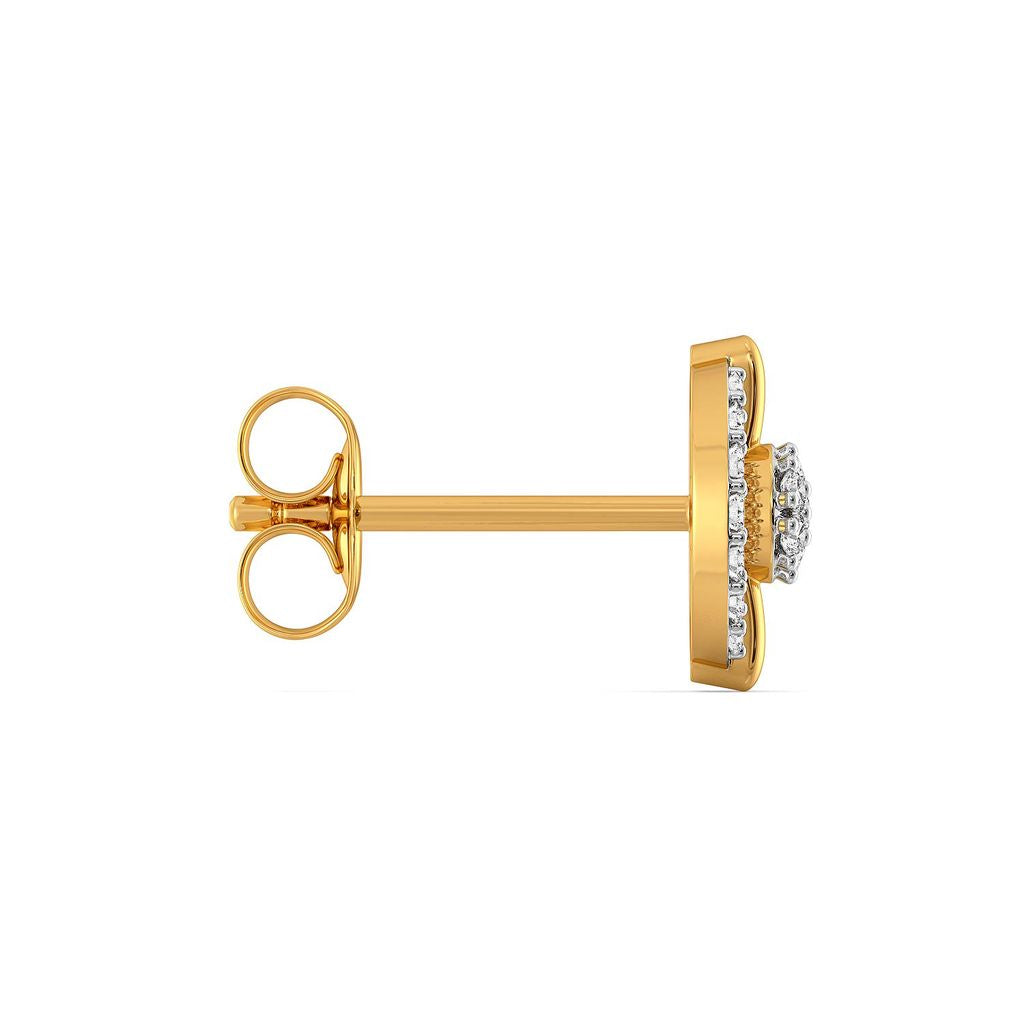 A Beaming Bet Diamond Earrings