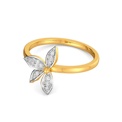 Half Blooms Diamond Rings