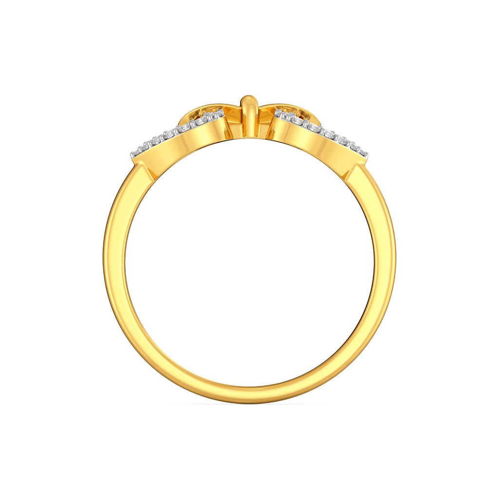 Doting Bows Diamond Rings