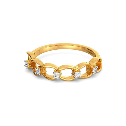 The Bling Link Diamond Rings