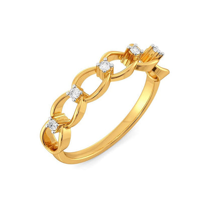 The Bling Link Diamond Rings