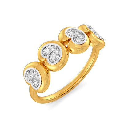 Rose Baroque Diamond Rings