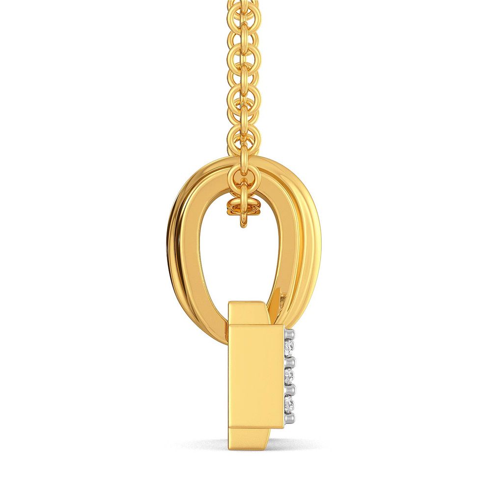 Cross Bows Diamond Pendants