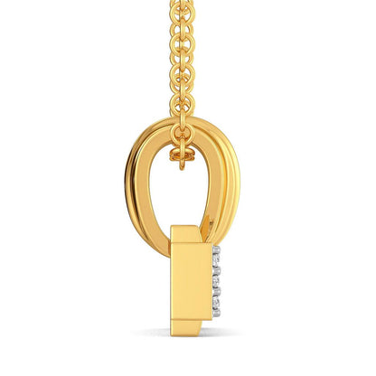 Cross Bows Diamond Pendants