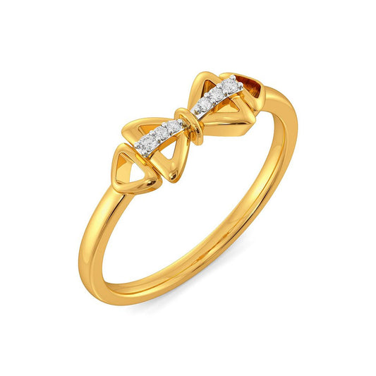 Bow Wrap Diamond Rings