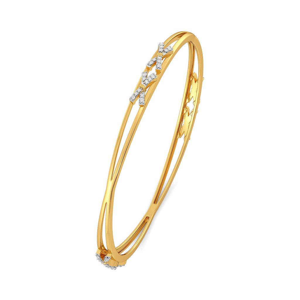 Bow Wrap Diamond Bangles