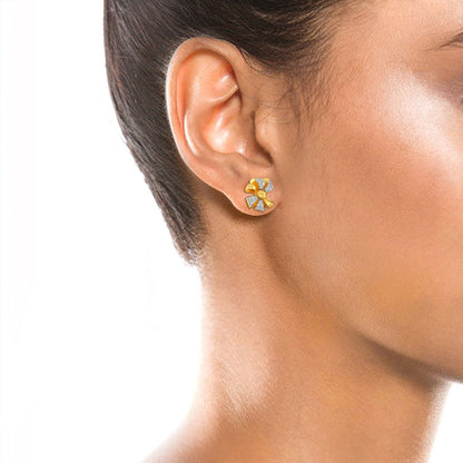 Bow Bouquet Diamond Earrings