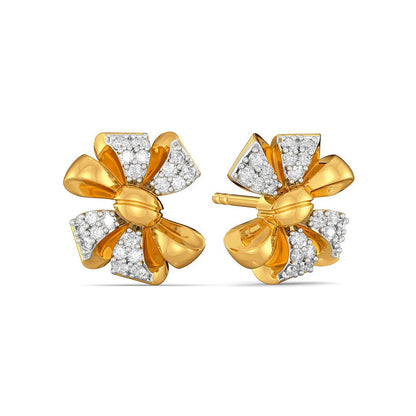 Bow Bouquet Diamond Earrings