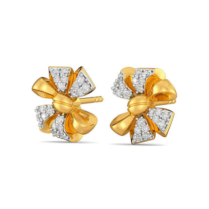 Bow Bouquet Diamond Earrings