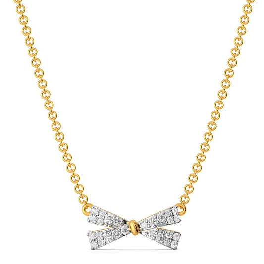 Lustrous Loops Diamond Necklaces
