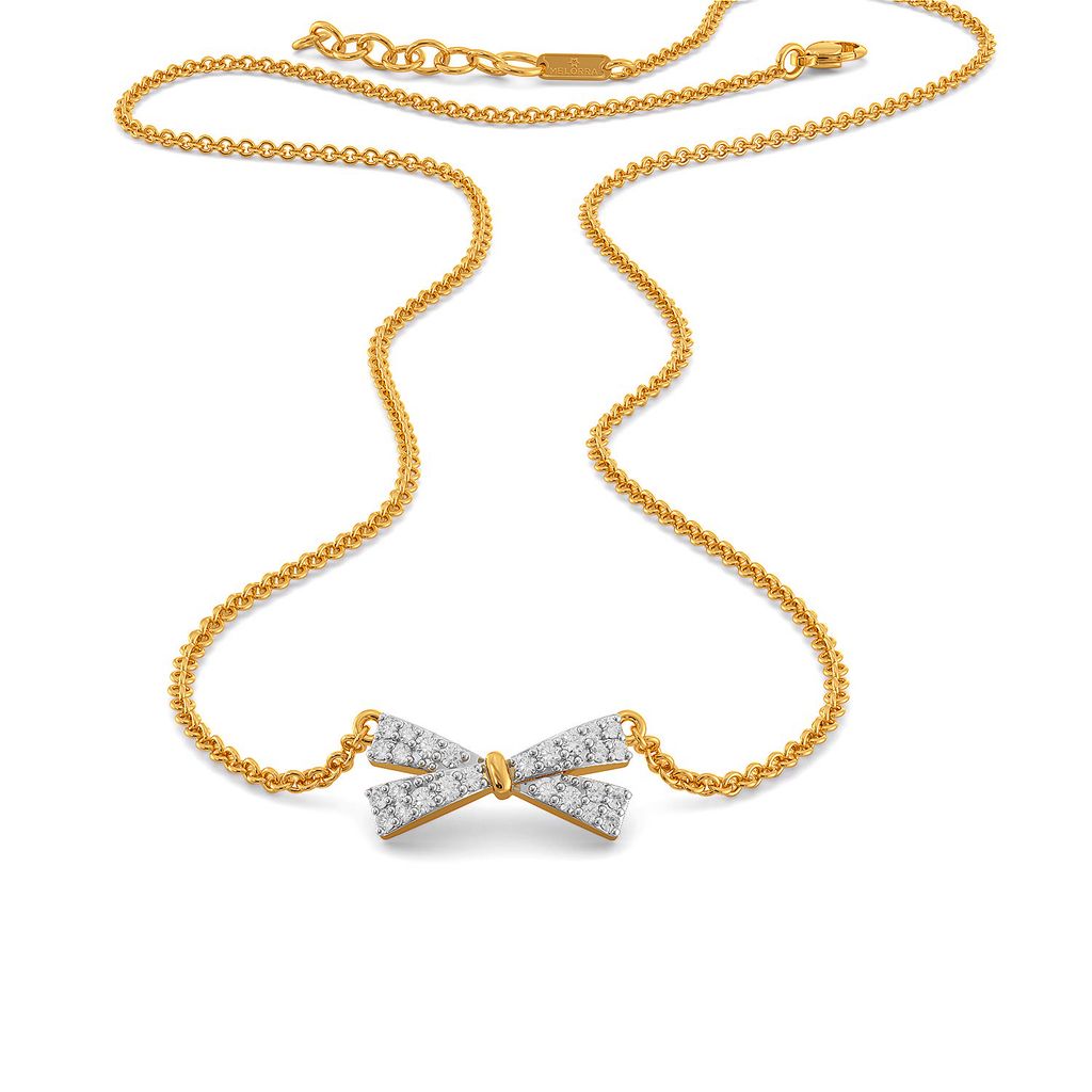 Lustrous Loops Diamond Necklaces