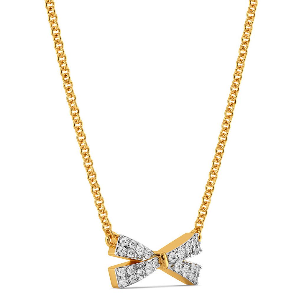 Lustrous Loops Diamond Necklaces