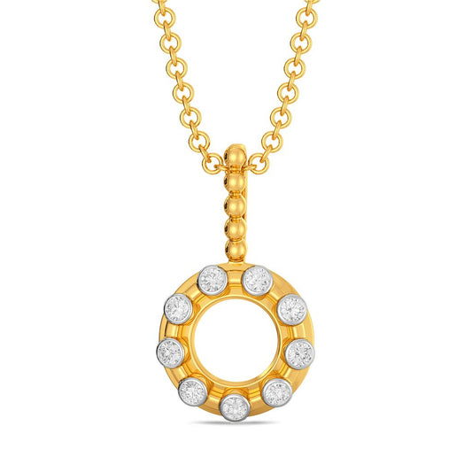 Hoop Loops Diamond Pendants