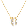 Dangle Triangle Diamond Necklaces
