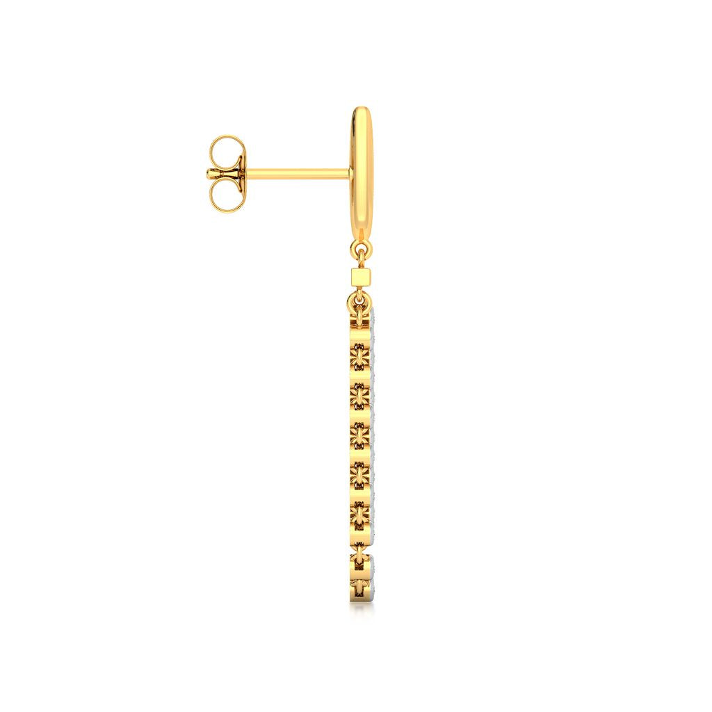 Looped Fringe Diamond Earrings