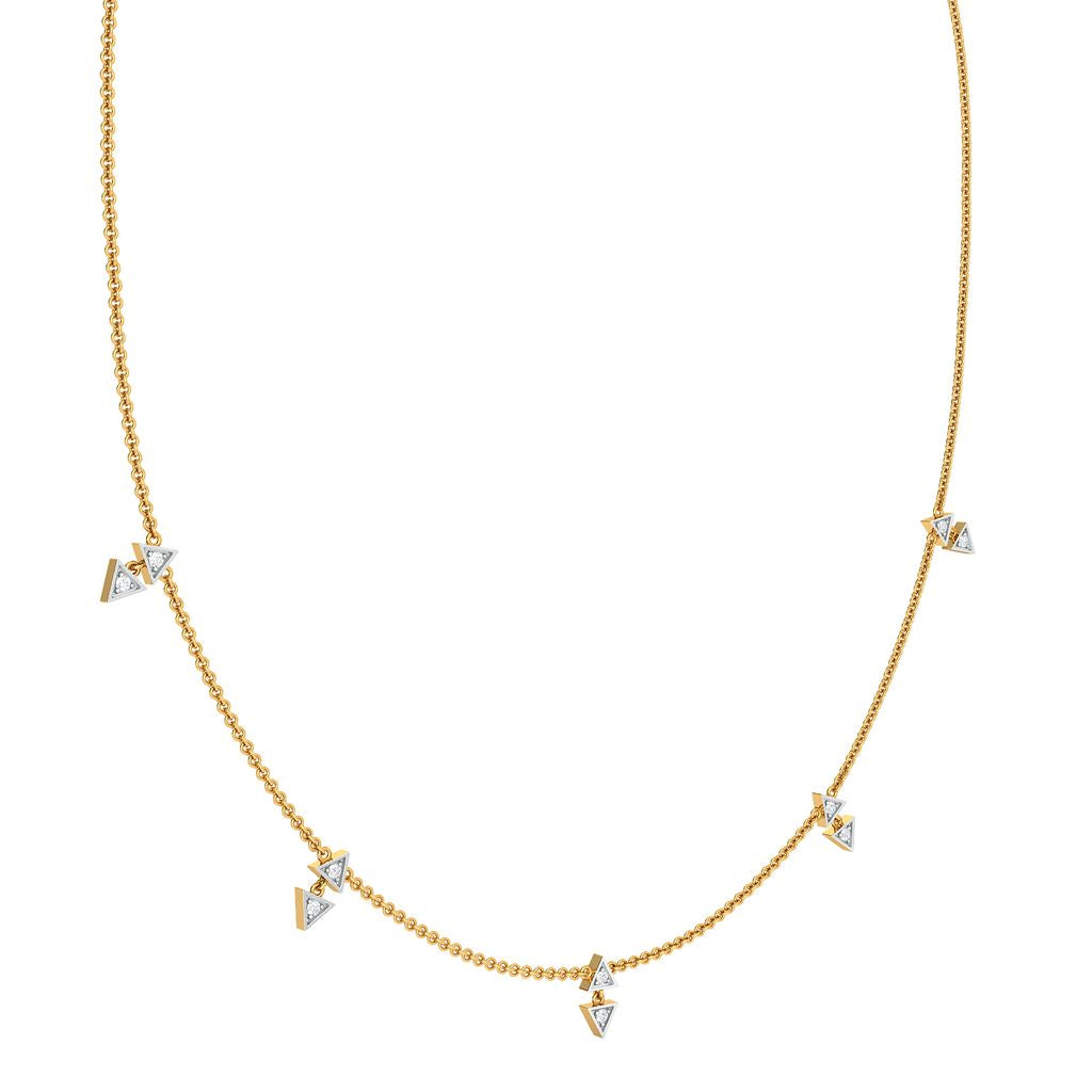Arrowhead Beams Diamond Necklaces