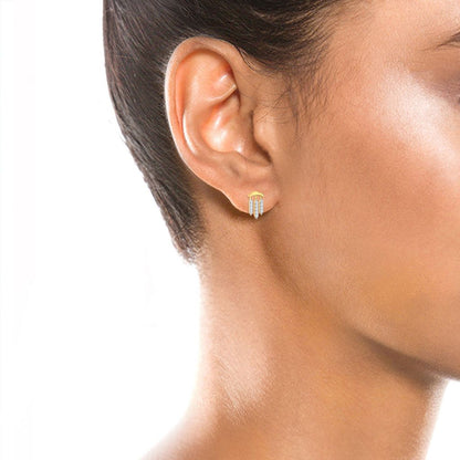 String Bling Diamond Earrings