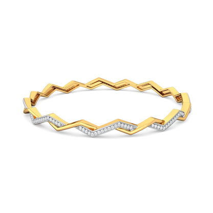 Tangled Diamond Bangles