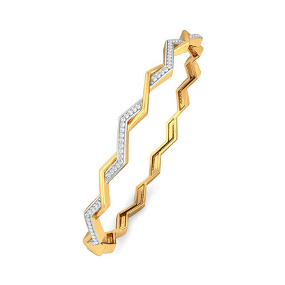 Tangled Diamond Bangles