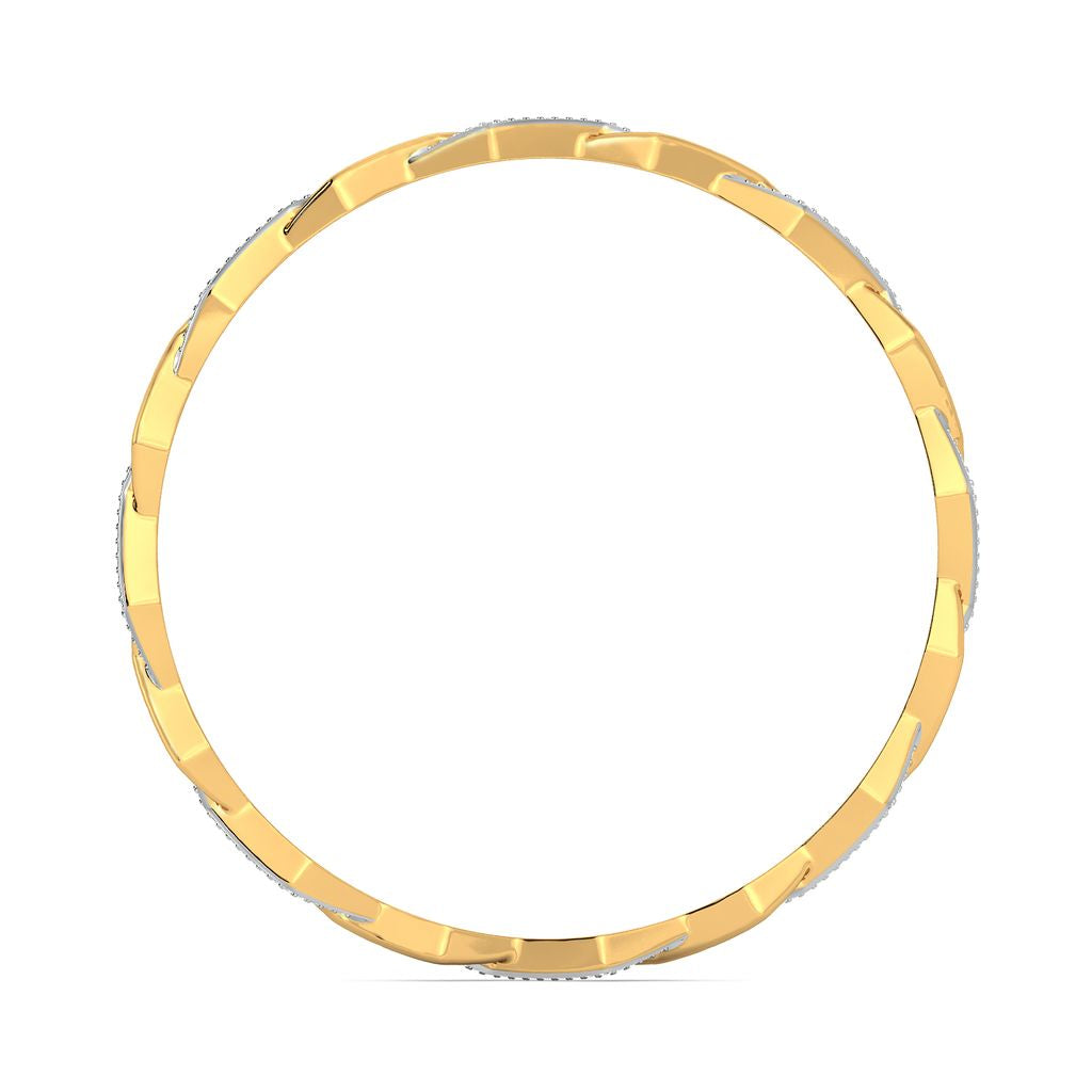 Tangled Diamond Bangles