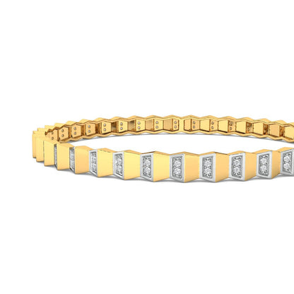 Wave Rave Diamond Bangles