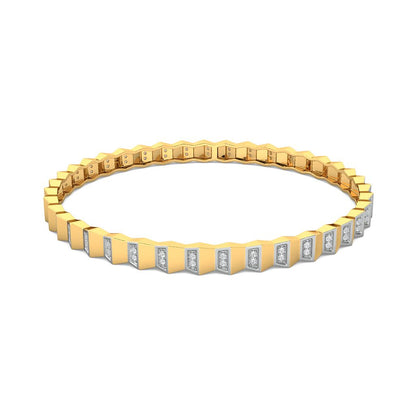 Wave Rave Diamond Bangles