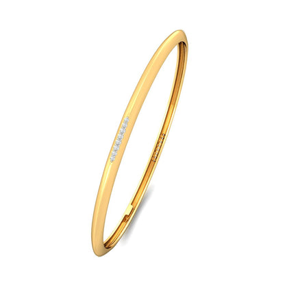 Surprise Tucks Diamond Bangles