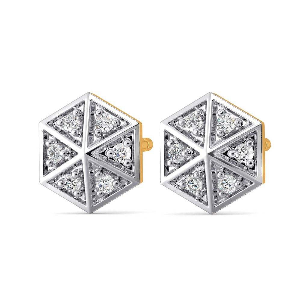Go Gingham Diamond Earrings