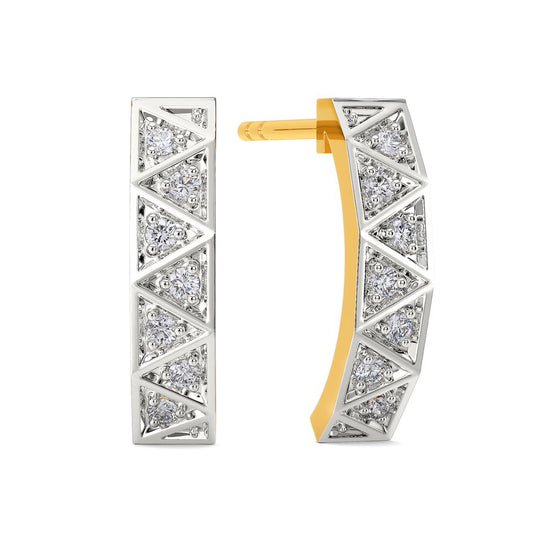 Tartan Theory Diamond Earrings