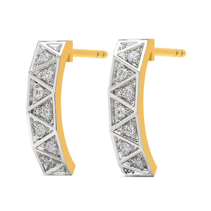 Tartan Theory Diamond Earrings