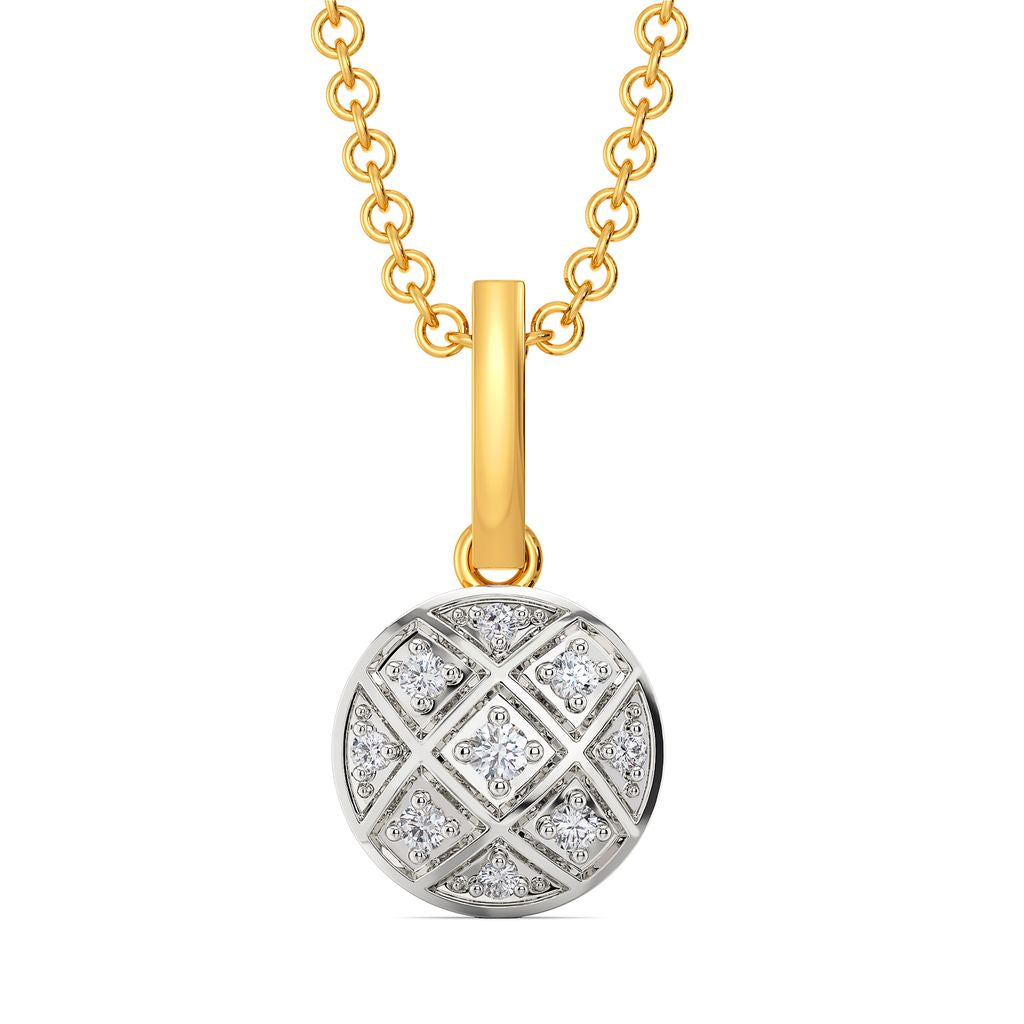 The Check Deck Diamond Pendants