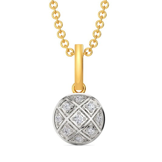 The Check Deck Diamond Pendants