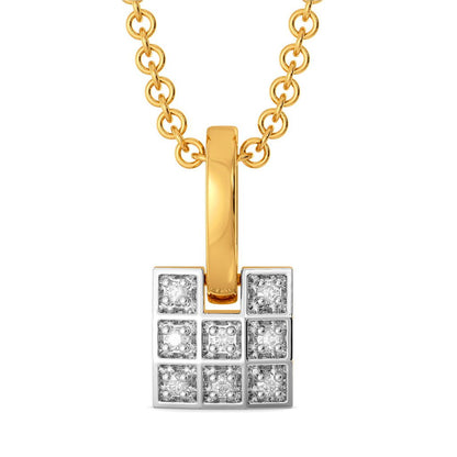 Wear N Square Diamond Pendants
