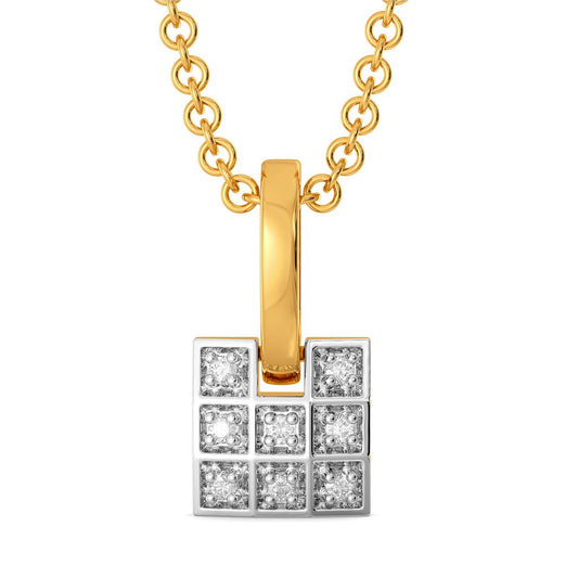 Wear N Square Diamond Pendants