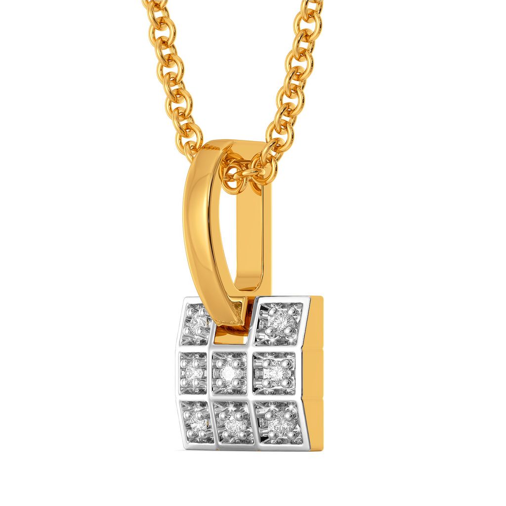 Wear N Square Diamond Pendants