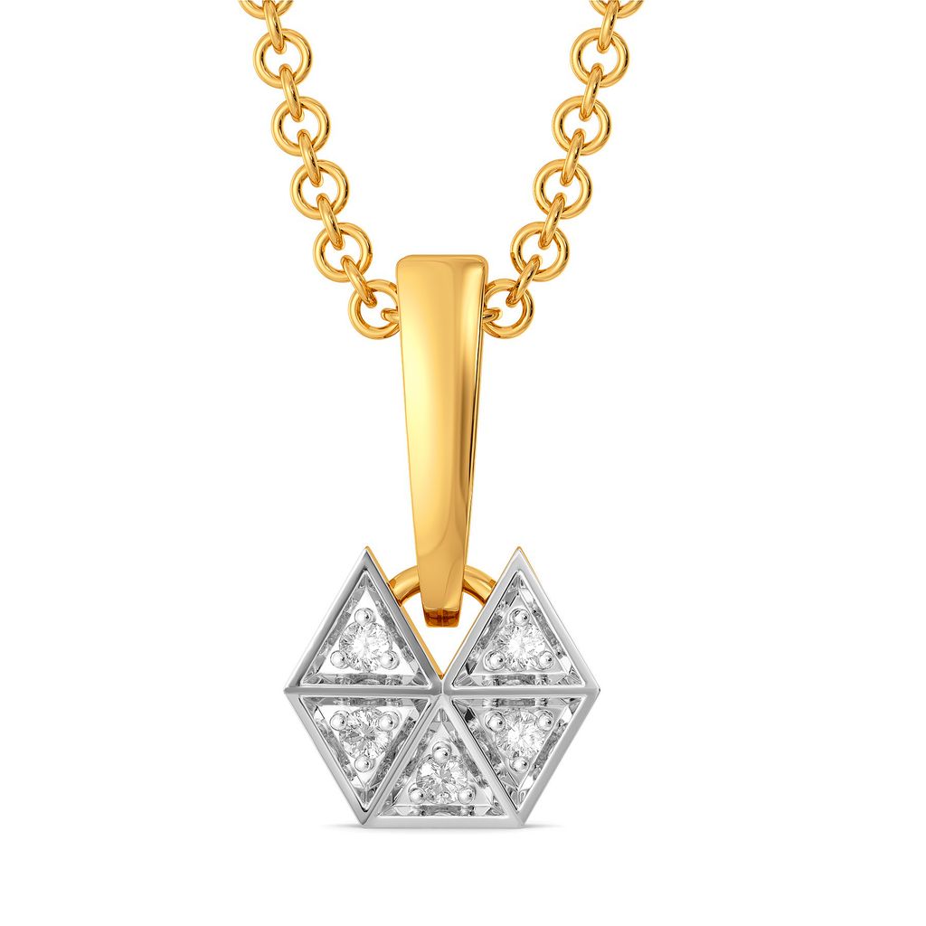 Plaid Power Diamond Pendants