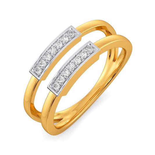 Plaid Party Diamond Rings