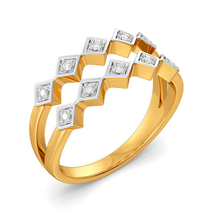 Print O Plaids Diamond Rings