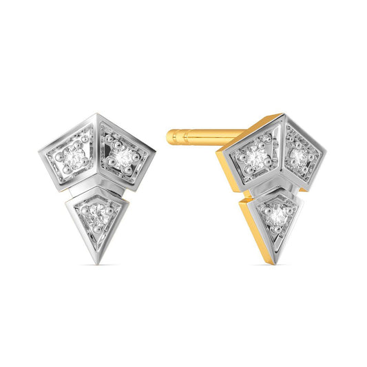 Print O Plaids Diamond Earrings