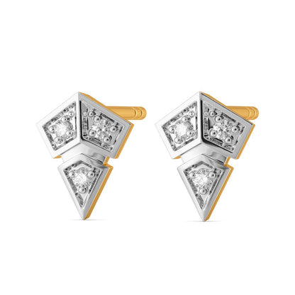 Print O Plaids Diamond Earrings