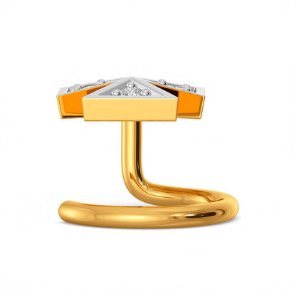 Check Stride Diamond Nose Pins