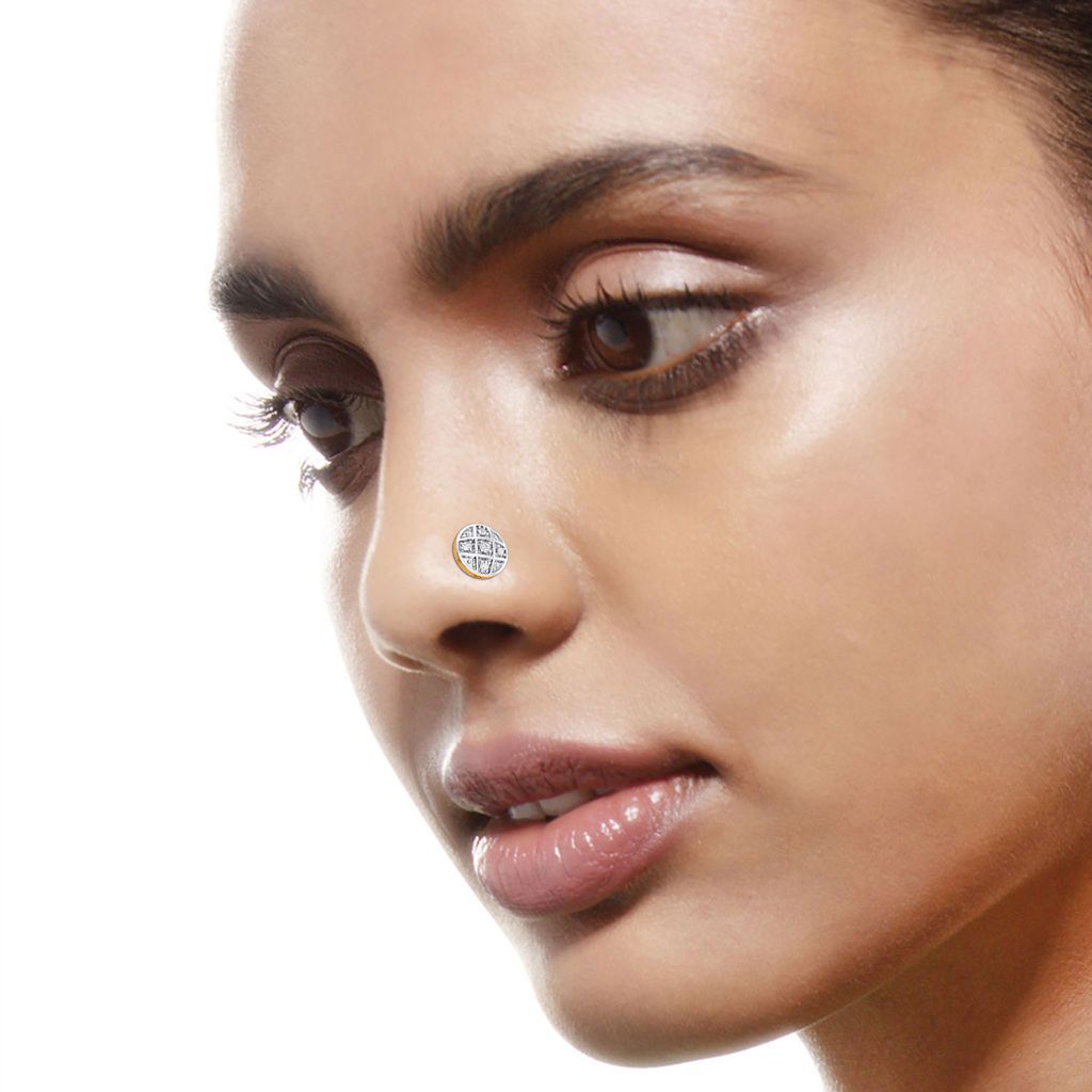 Multi Check Diamond Nose Pins