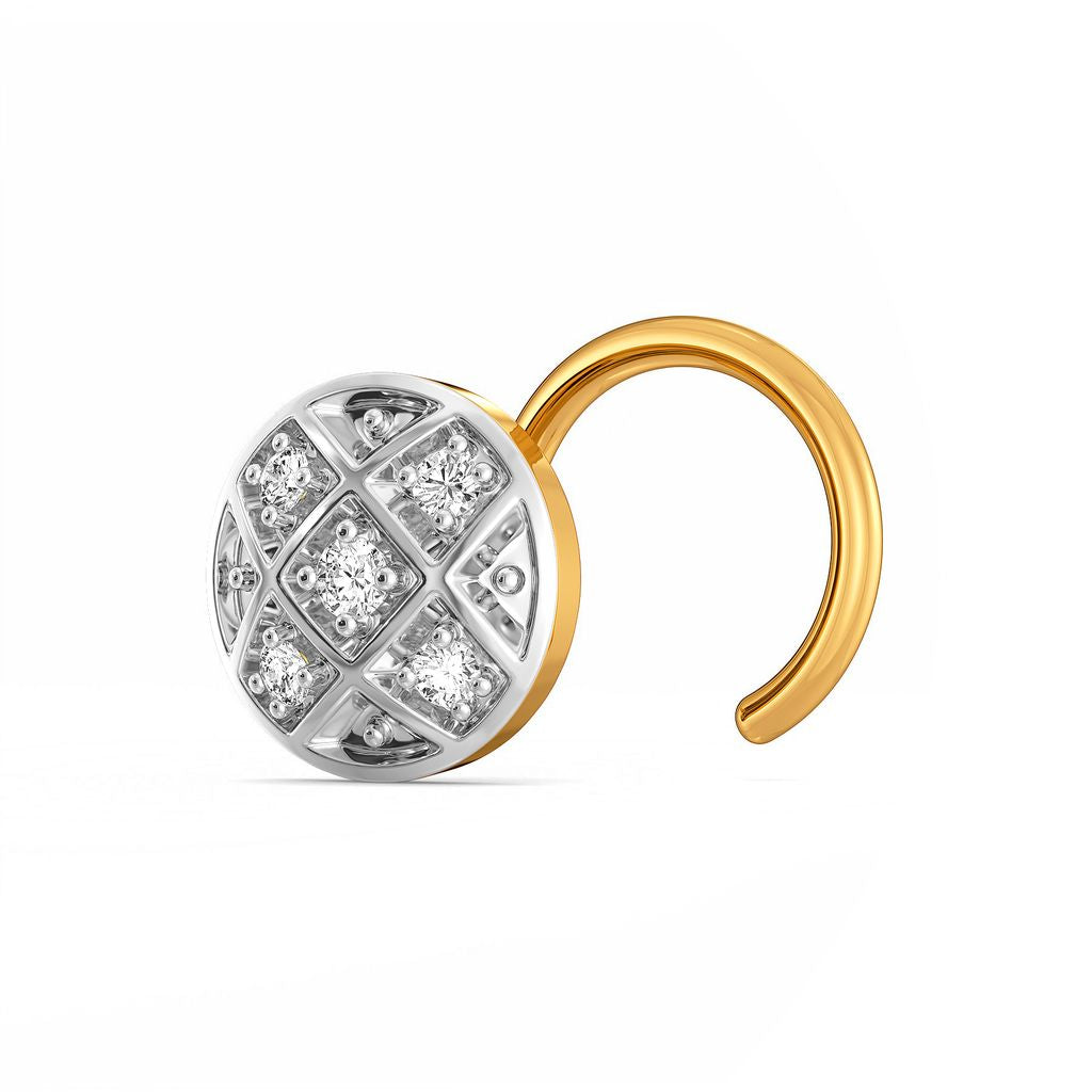 Multi Check Diamond Nose Pins