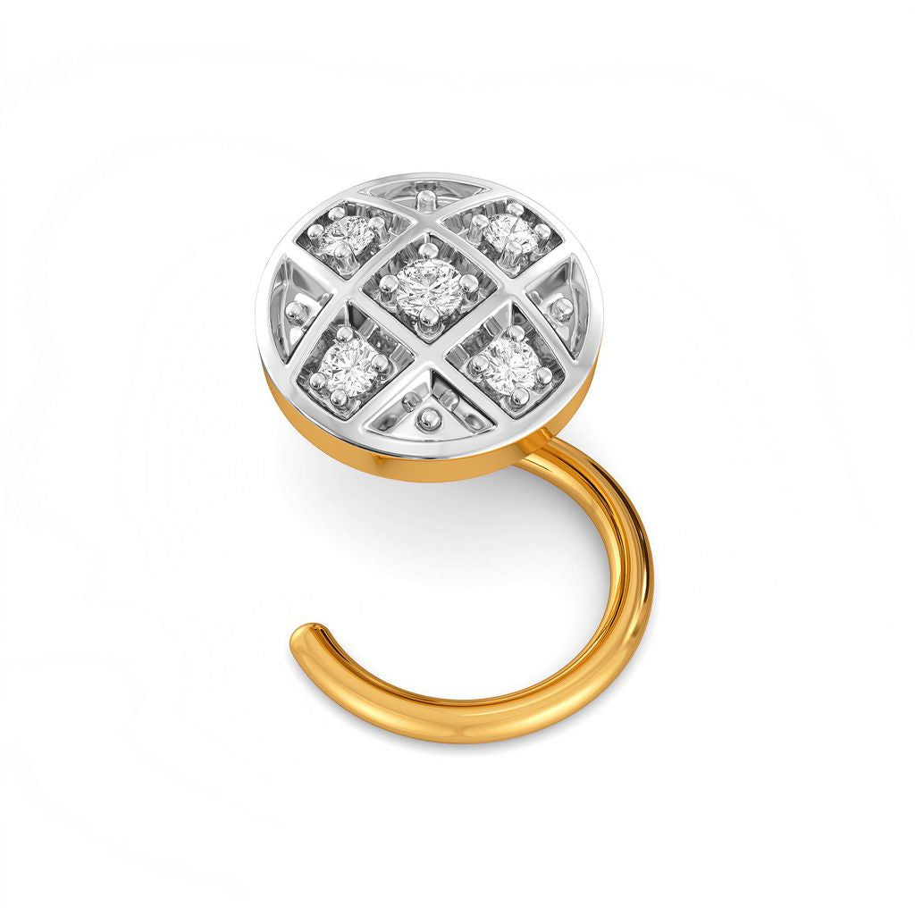 Multi Check Diamond Nose Pins