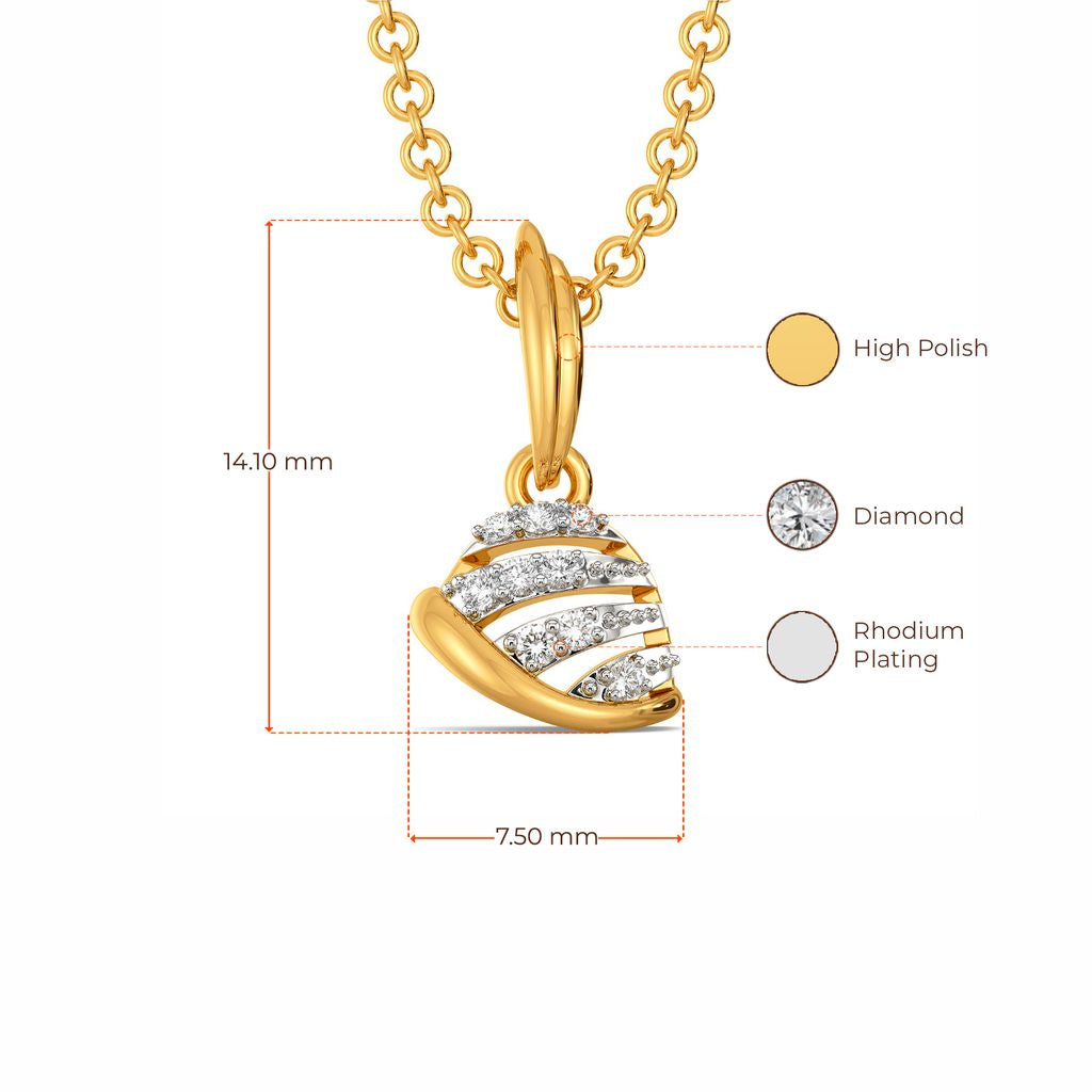 Blend in Beret Diamond Pendants