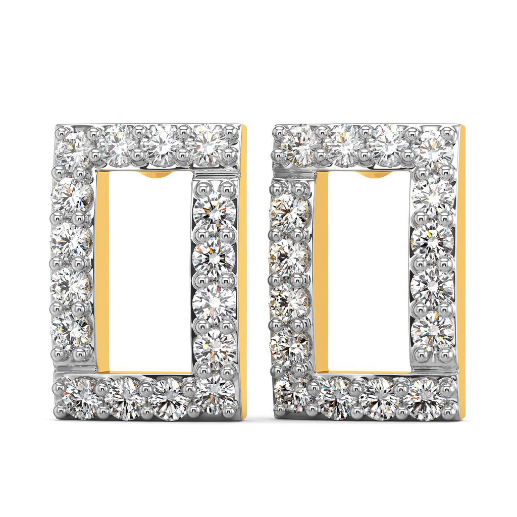 Spunky Space Diamond Earrings